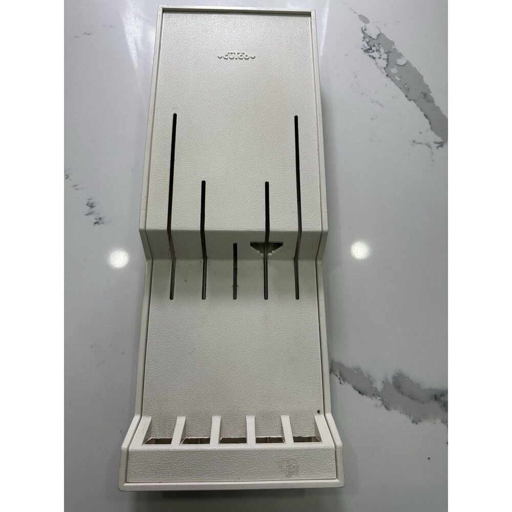 CUTCO Plastic Wall Rack Hanging Knife Storage Tray Holder #1742 ~ 5 Slots